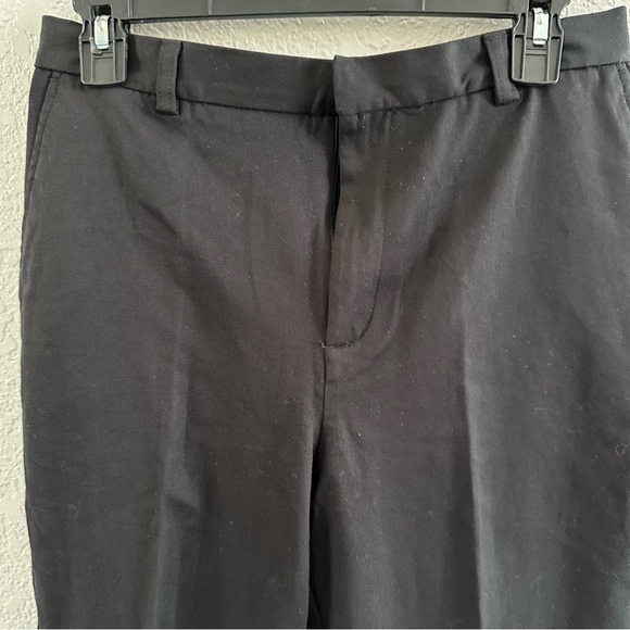 Lands’ End Black Cuffed Stretch Dress Pants Women’s Size 10 Tall NWT - Picture 3 of 11